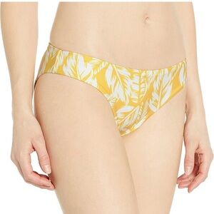 Vicious Young Babes VYB Honey Palm Retro Bikini Bottoms Yellow Full Coverage NWT